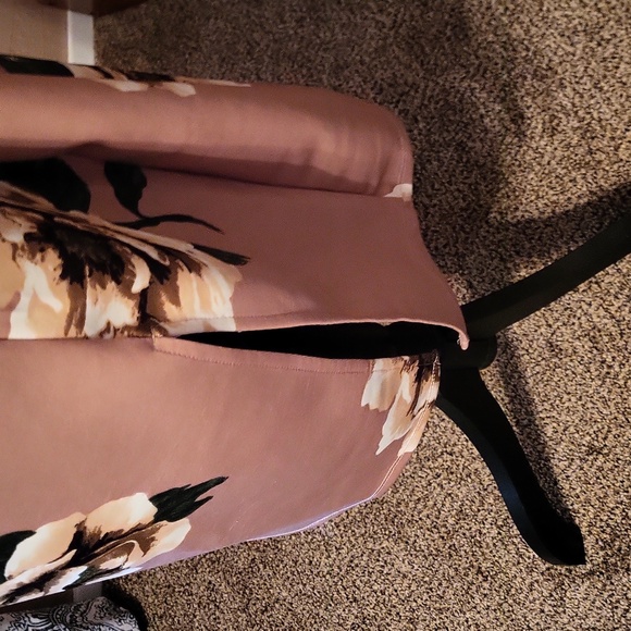 EUC Haute Monde Pink/Brown/Green Floral Skirt size 2XL - Picture 2 of 7